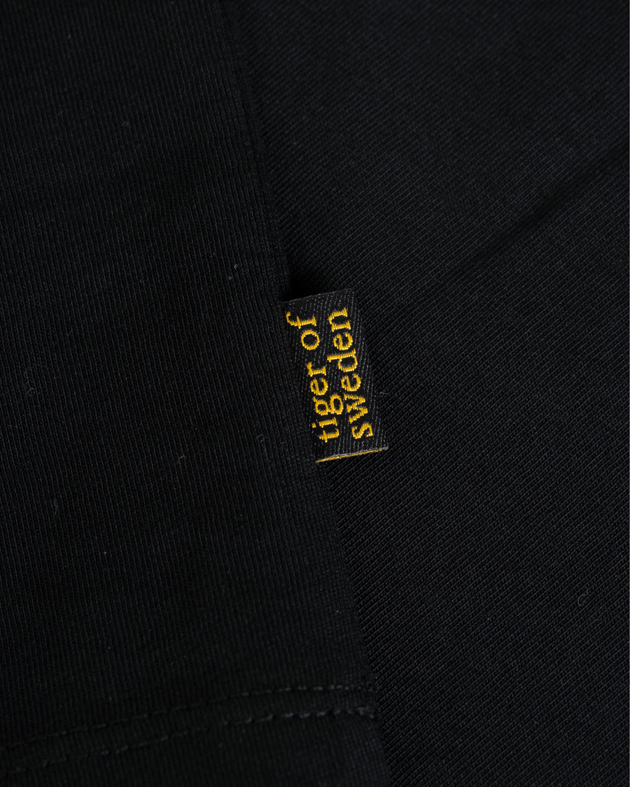 Heren | T-shirts | Tiger of Sweden Jeans | Fleek Printed Crew Neck Tee Black