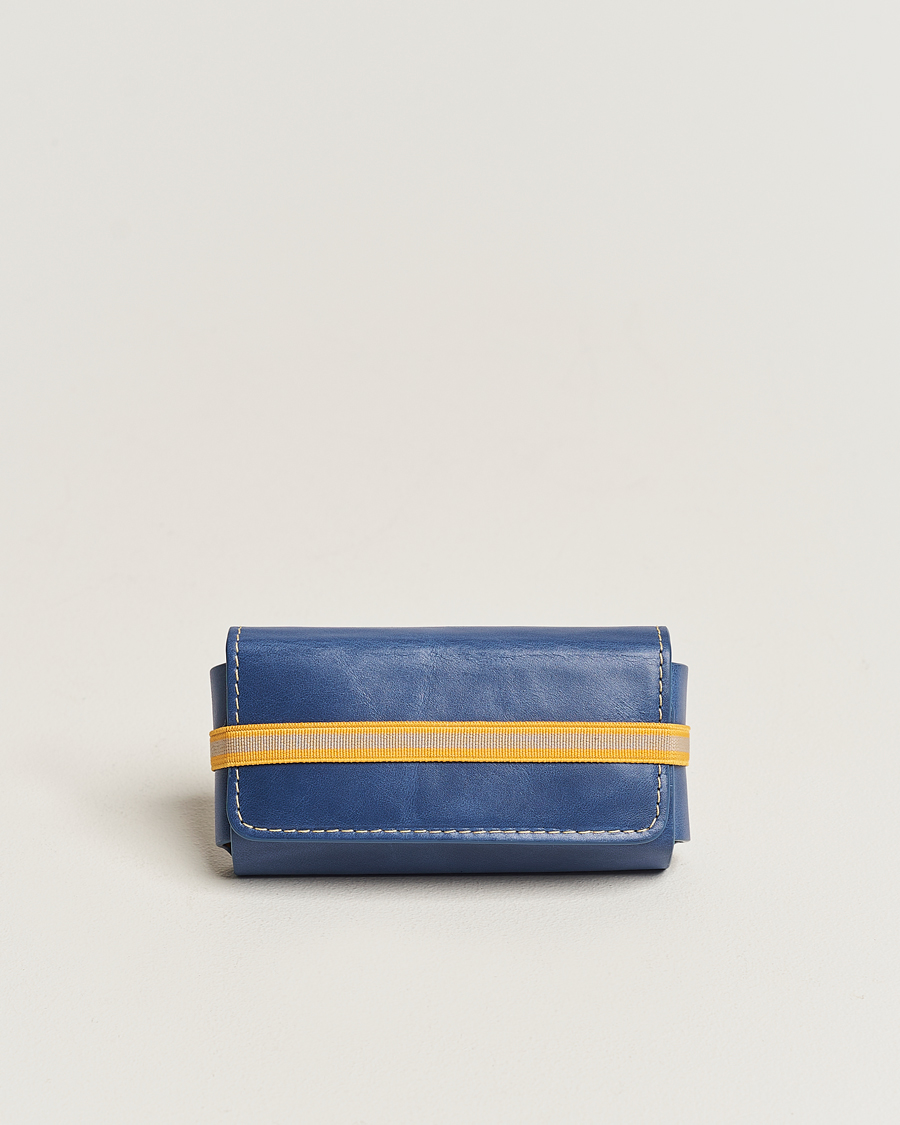 Heren | Eight & Bob Perfume Leather Case Navy Blue | Eight & Bob | Perfume Leather Case Navy Blue