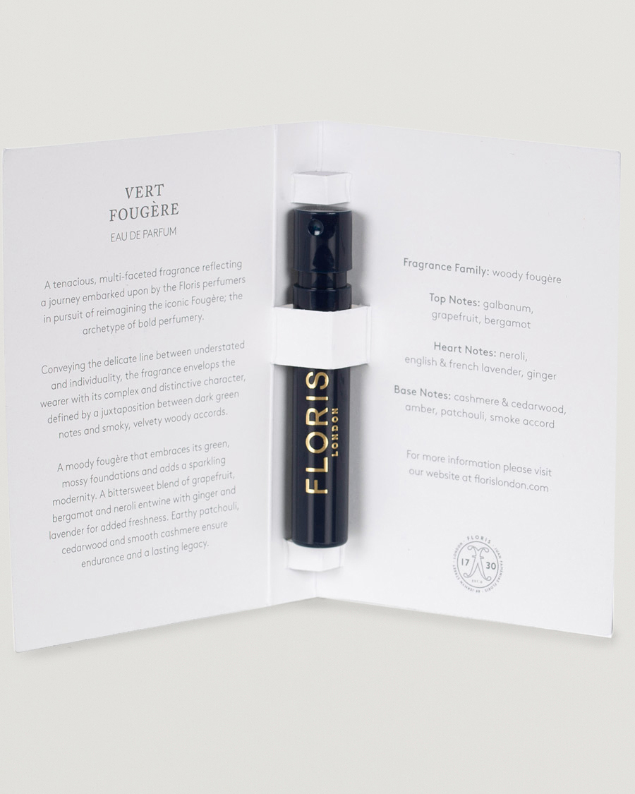 Homme | Parfums | | Floris London Vert Fougère Eau de Parfum 1,2ml Sample