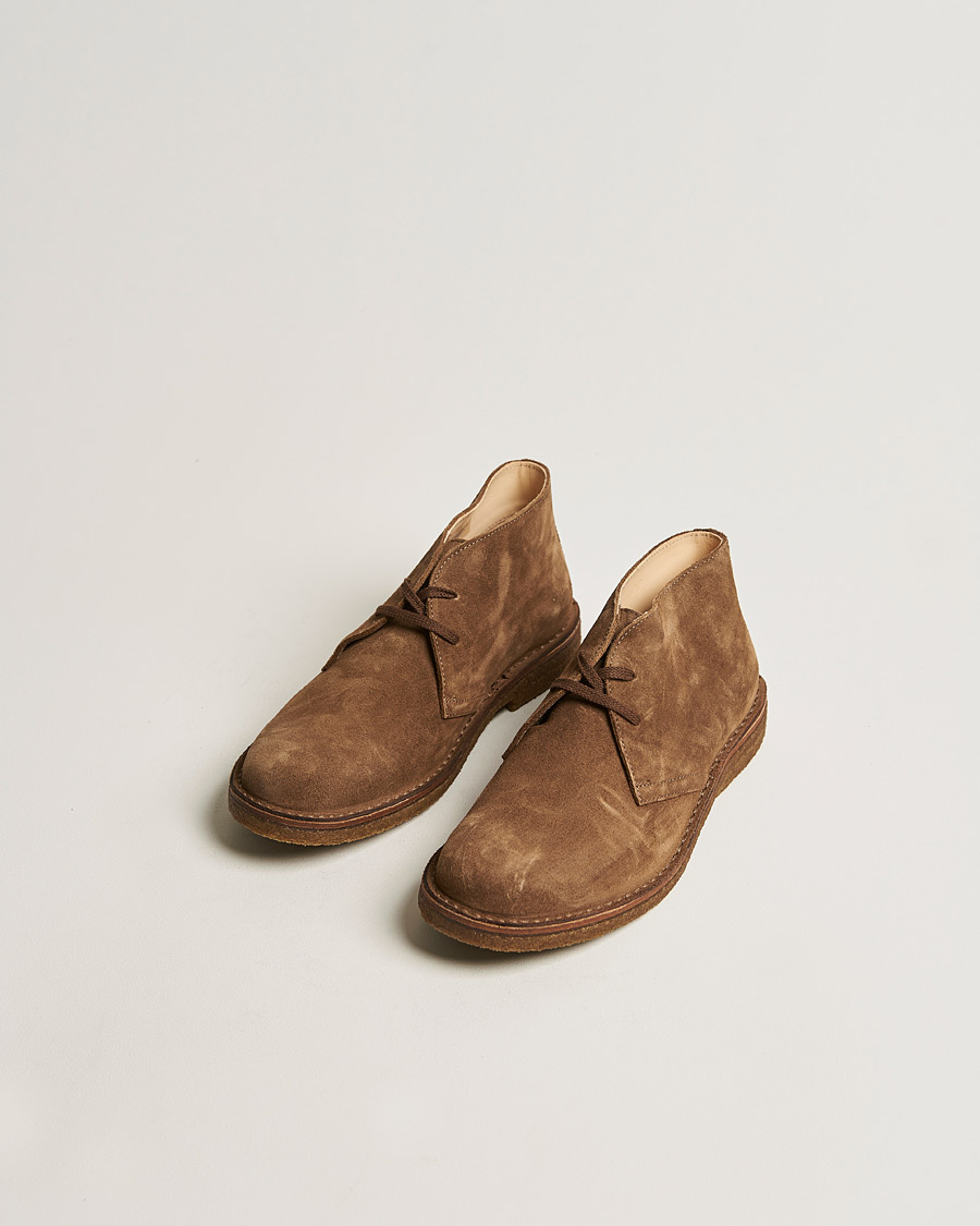 Heren | Laarzen | Astorflex | Greenflex Desert Boot Dark Khaki Suede