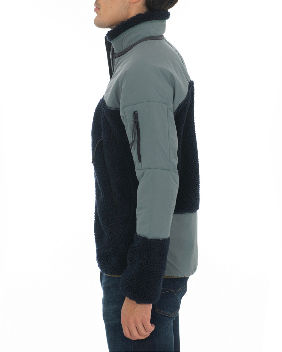 Heren | Jassen | J.Crew | 8mm Pile Sherpa Full Zip Jacket Darkest Indigo