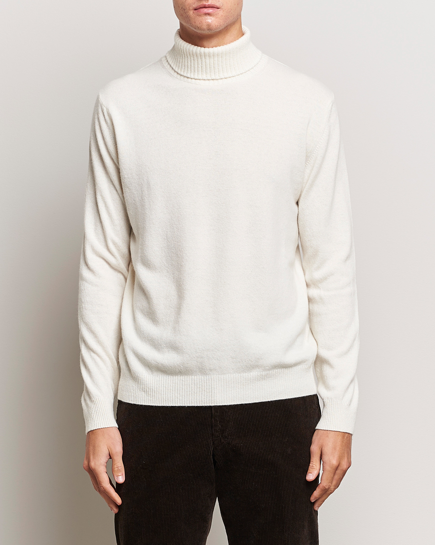 Homme | Pulls Et Tricots | Oscar Jacobson | Salim Wool/Cashmere Rollneck Creme