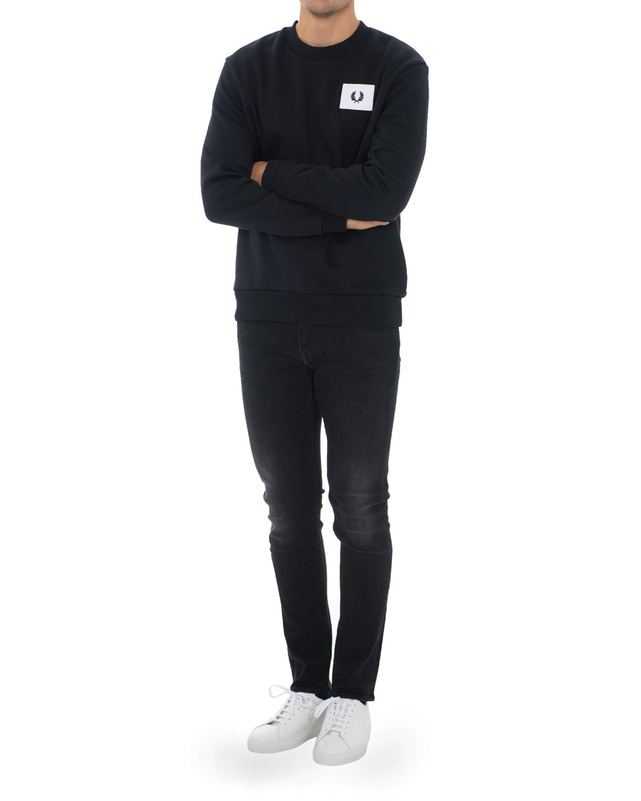Homme | Pulls Et Tricots | Fred Perry | Acid Brights Sweatshirt Black