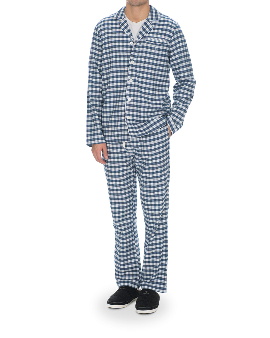 Homme | Sous-Vêtements Et Chaussettes | Gant | Flannel Pyjama Set Eggshell