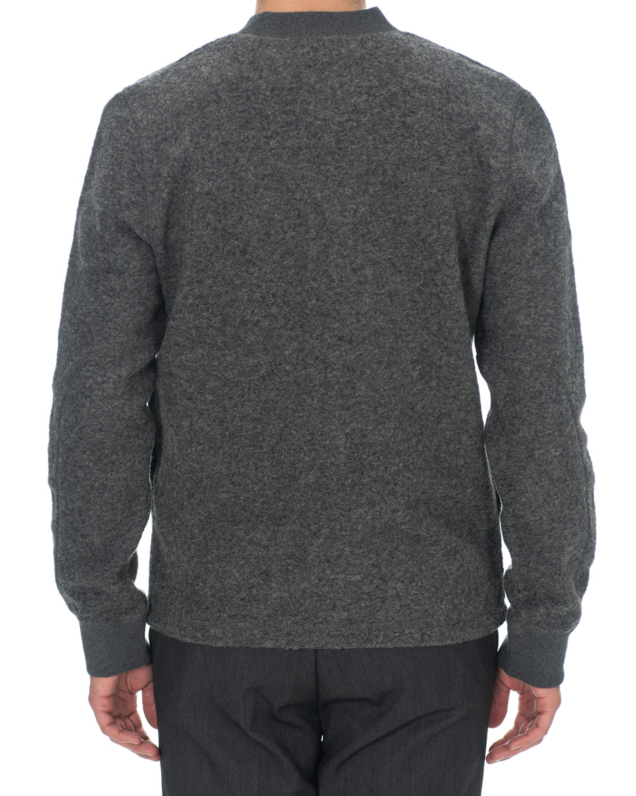 Homme | Pulls Et Tricots | Samsøe Samsøe | Samsøe & Samsøe Allaro Full Zip Wool Cardigan Dark Grey Melange