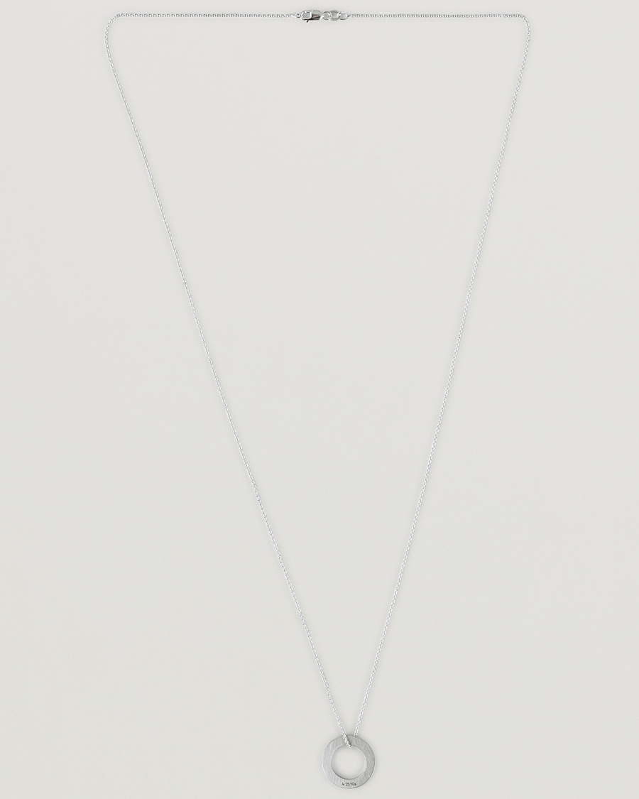 Heren | Sieraden | LE GRAMME | Circle Necklace Le 2.5 Sterling Silver