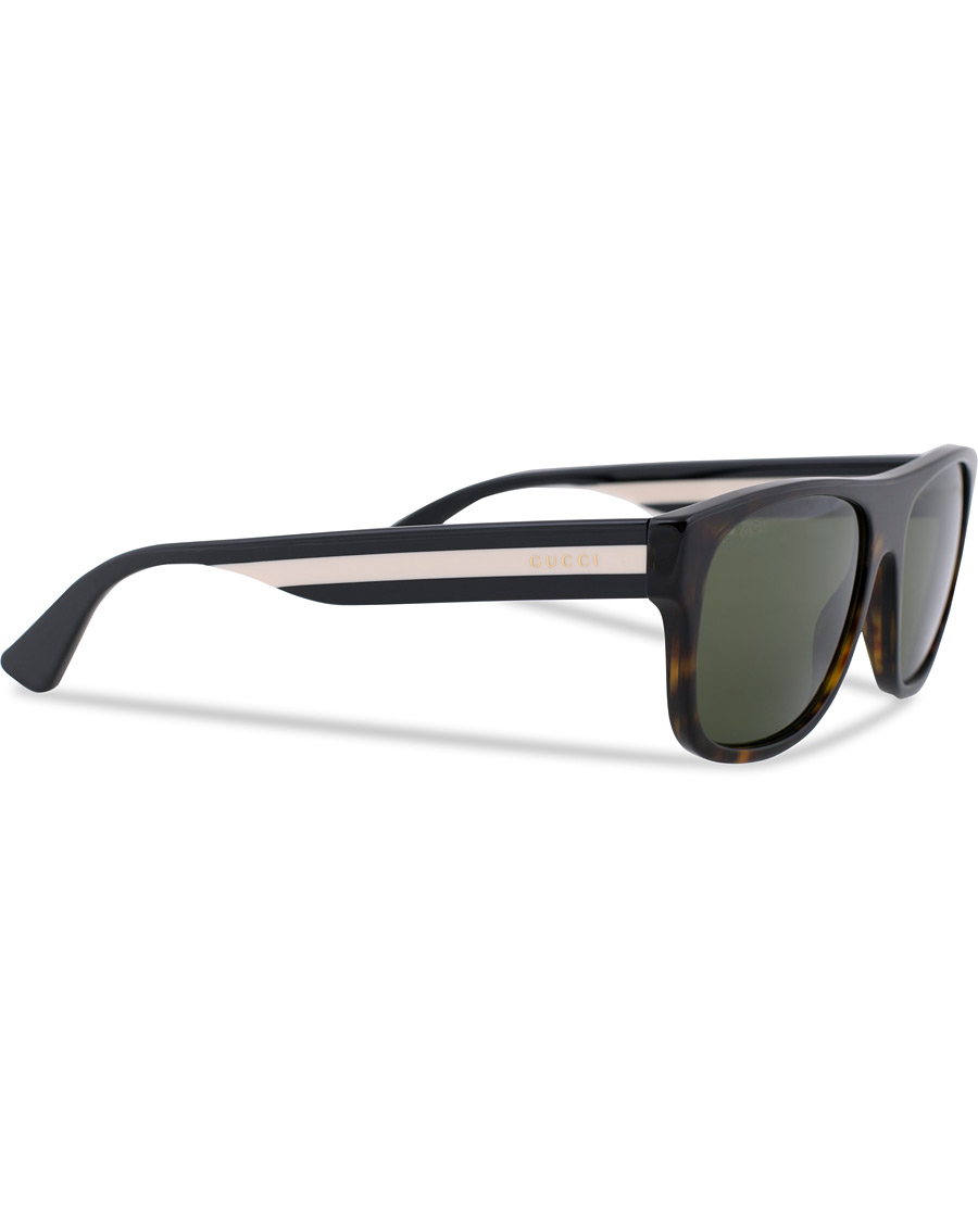 Homme | Gucci GG0341S Sunglasses Havana/Green | Gucci | GG0341S Sunglasses Havana/Green