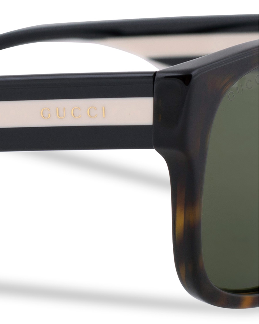 Homme | Gucci GG0341S Sunglasses Havana/Green | Gucci | GG0341S Sunglasses Havana/Green