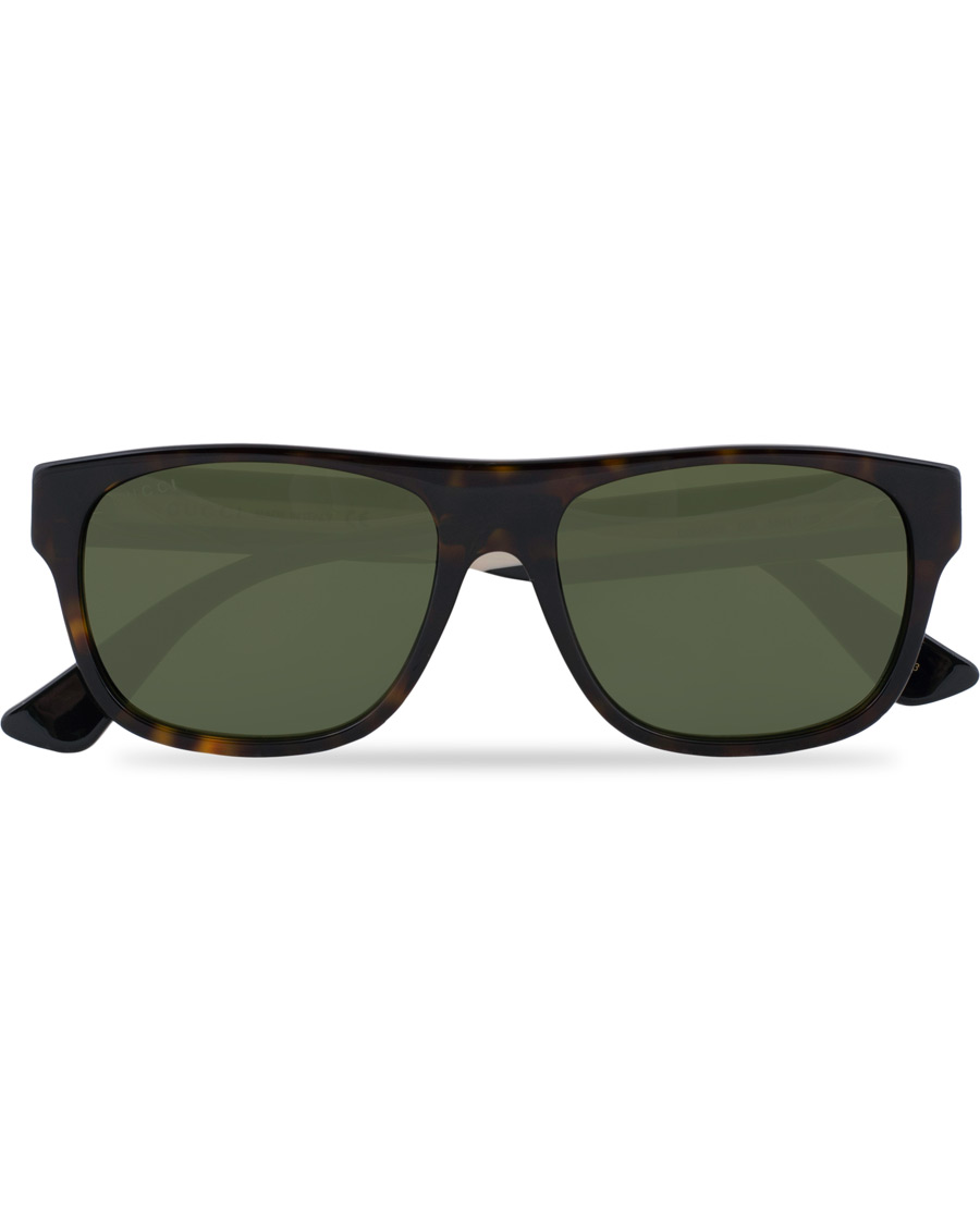 Homme | Gucci GG0341S Sunglasses Havana/Green | Gucci | GG0341S Sunglasses Havana/Green