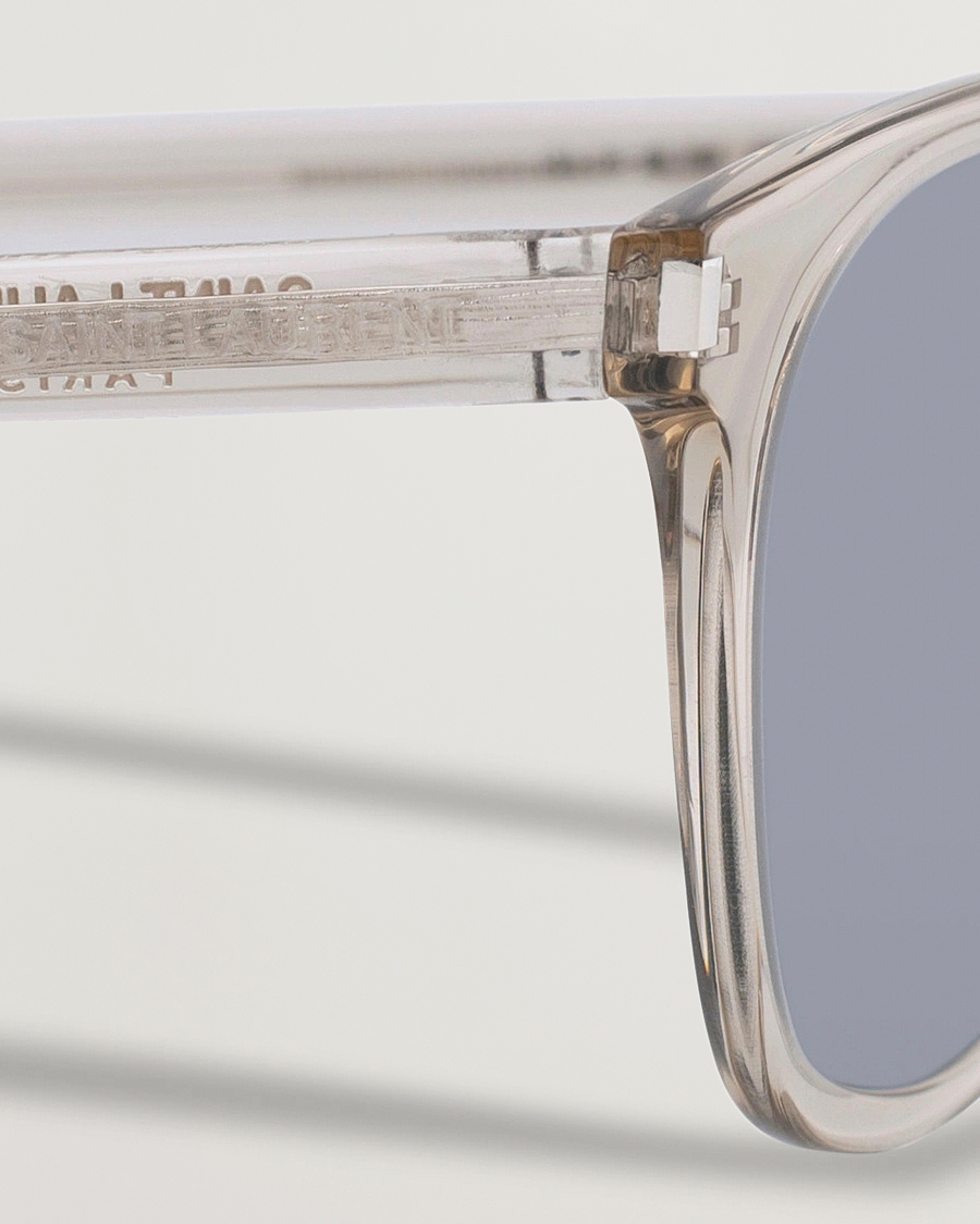 Homme | Lunettes De Soleil | Saint Laurent | SL 28 Sunglasses Beige/Silver