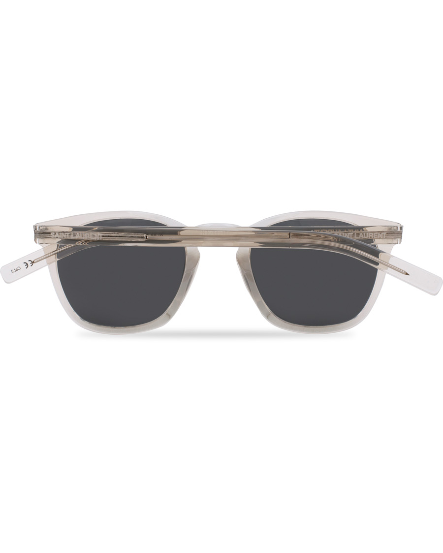 Heren | Zonnebrillen | Saint Laurent | SL 28 Sunglasses Beige/Silver