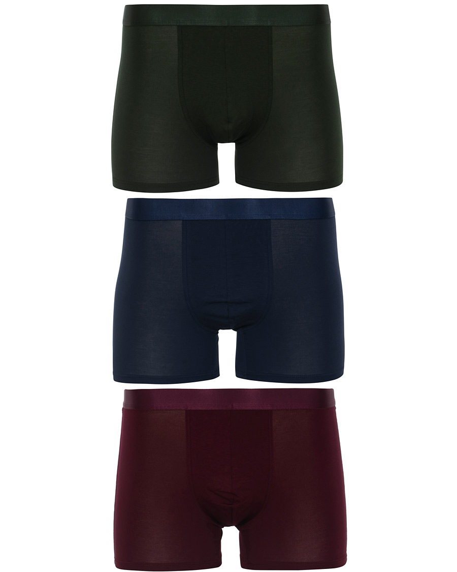 Homme | Sous-Vêtements Et Chaussettes | CDLP | 3-Pack Boxer Briefs Army Green/Navy Blue/Burgundy