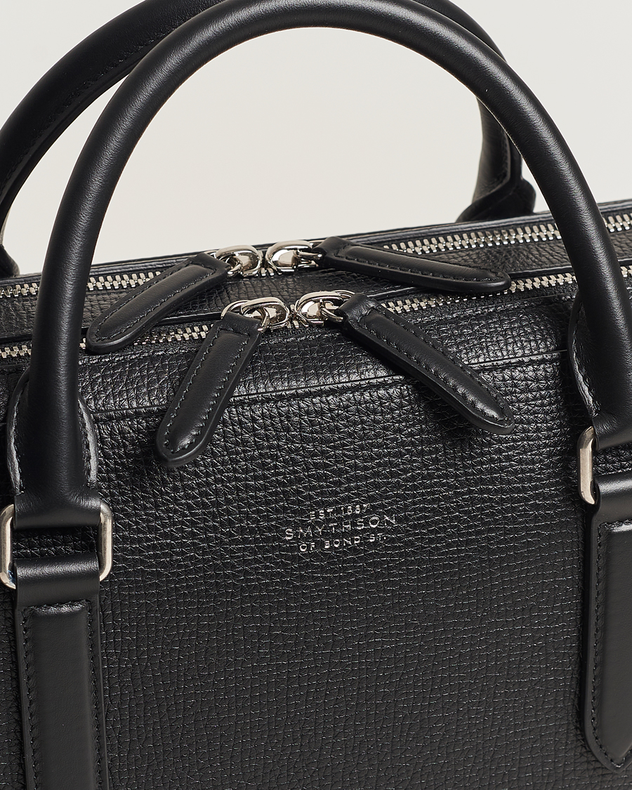 Homme | Sacs | Smythson | SmythsonLudlow Large Briefcase With Zip FrontBlack