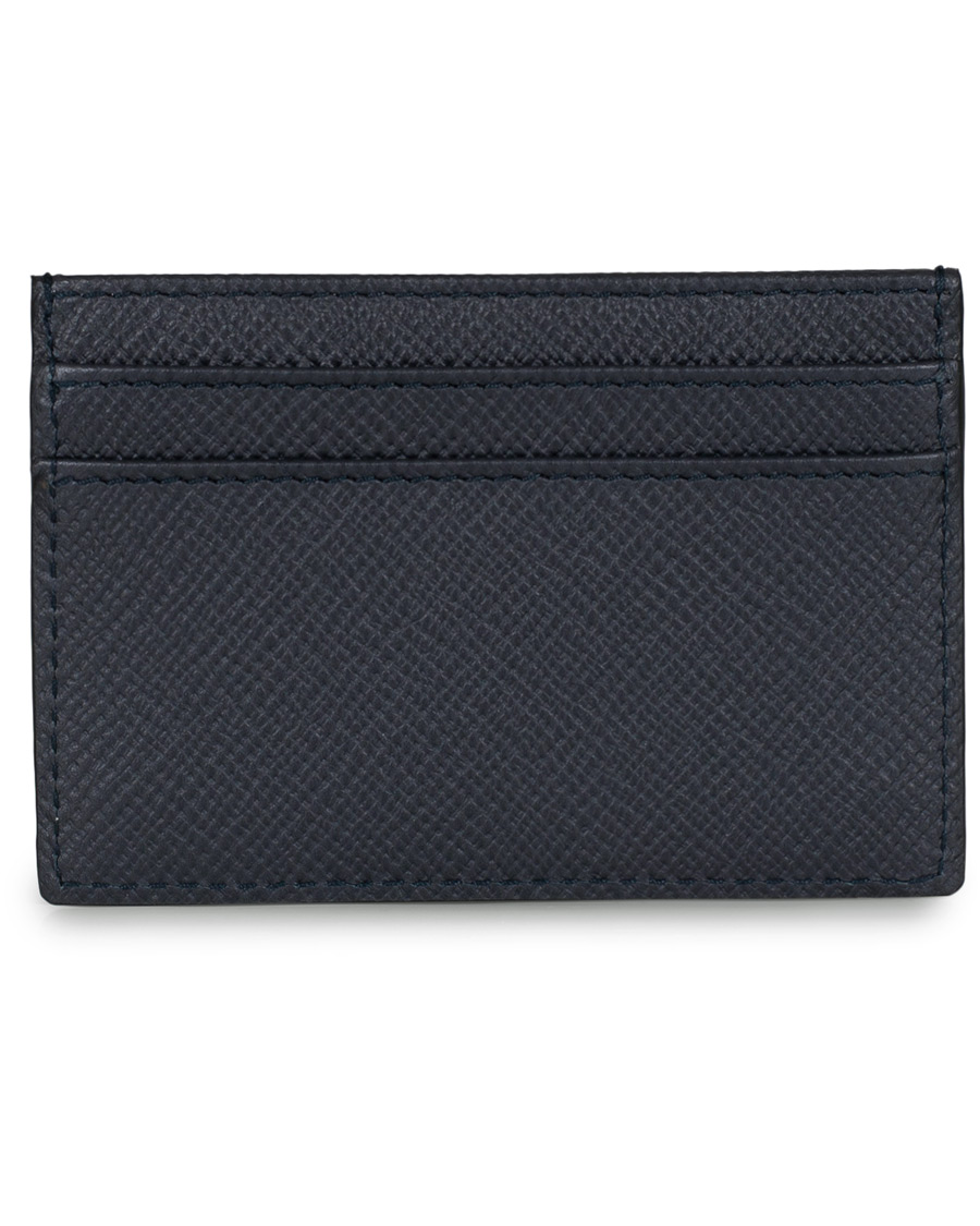 Homme | Smythson Panama Flat Card Holder Navy | Smythson | Panama Flat Card Holder Navy