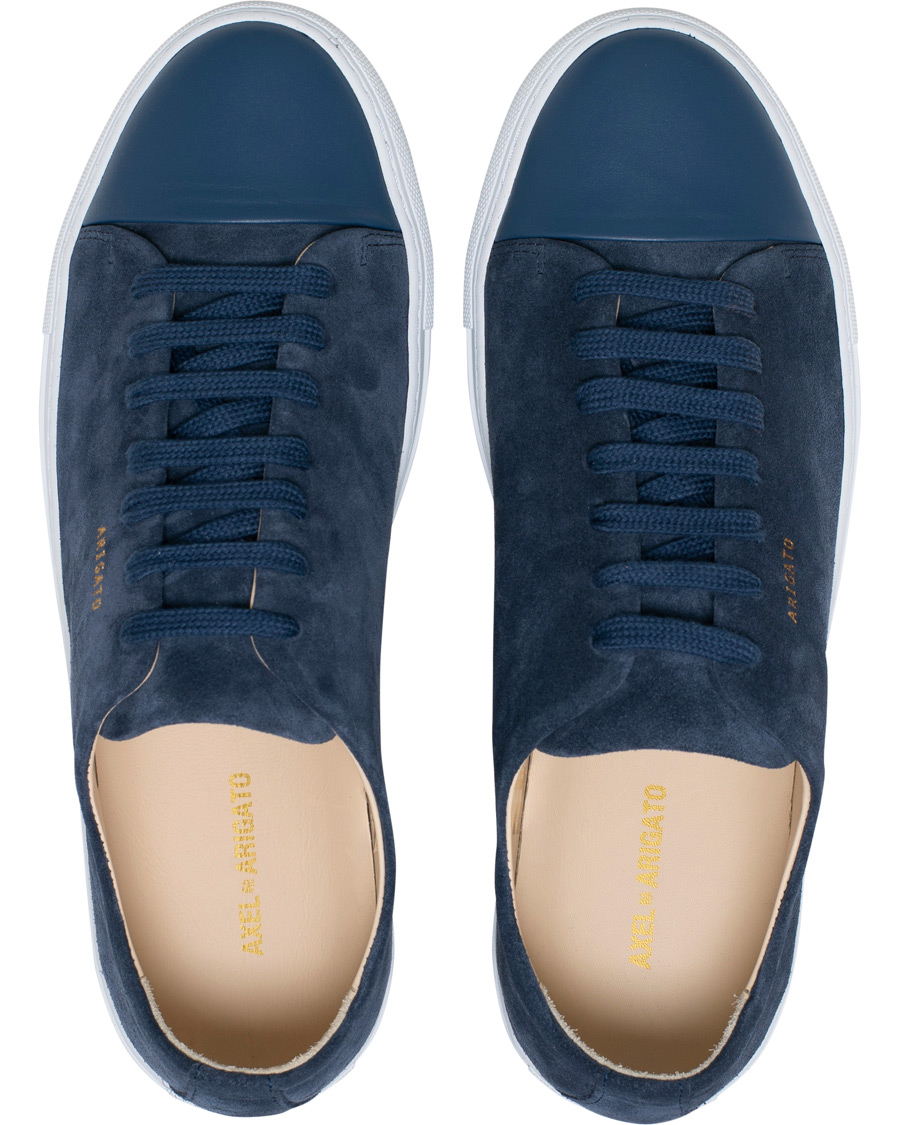 Heren | Axel Arigato Cap Toe Sneaker Navy Suede | Axel Arigato | Cap Toe Sneaker Navy Suede