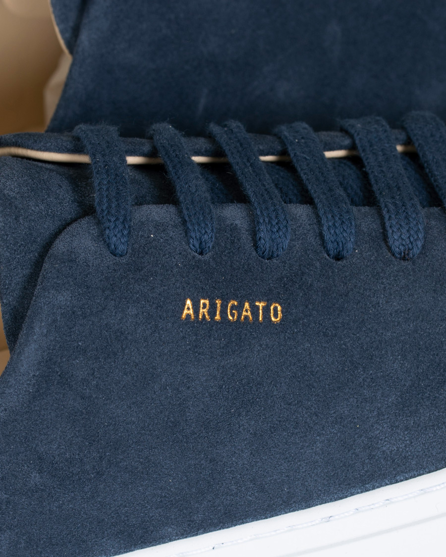 Heren | Axel Arigato Cap Toe Sneaker Navy Suede | Axel Arigato | Cap Toe Sneaker Navy Suede