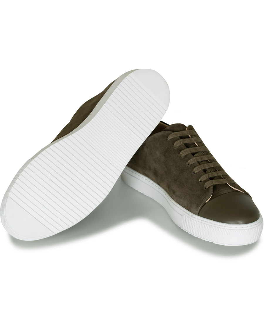Homme | Axel Arigato Cap Toe Sneaker Military Green Suede | Axel Arigato | Cap Toe Sneaker Military Green Suede