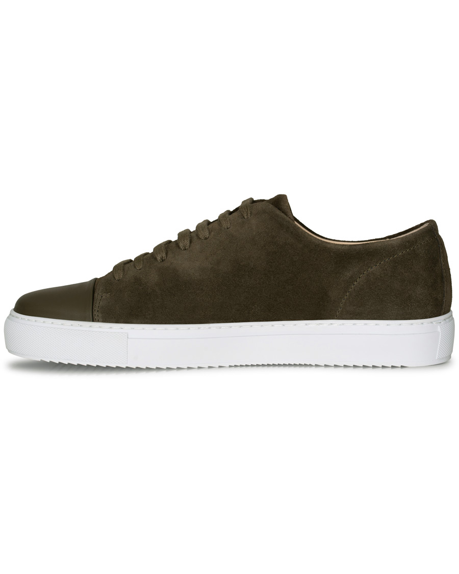 Homme | Axel Arigato Cap Toe Sneaker Military Green Suede | Axel Arigato | Cap Toe Sneaker Military Green Suede