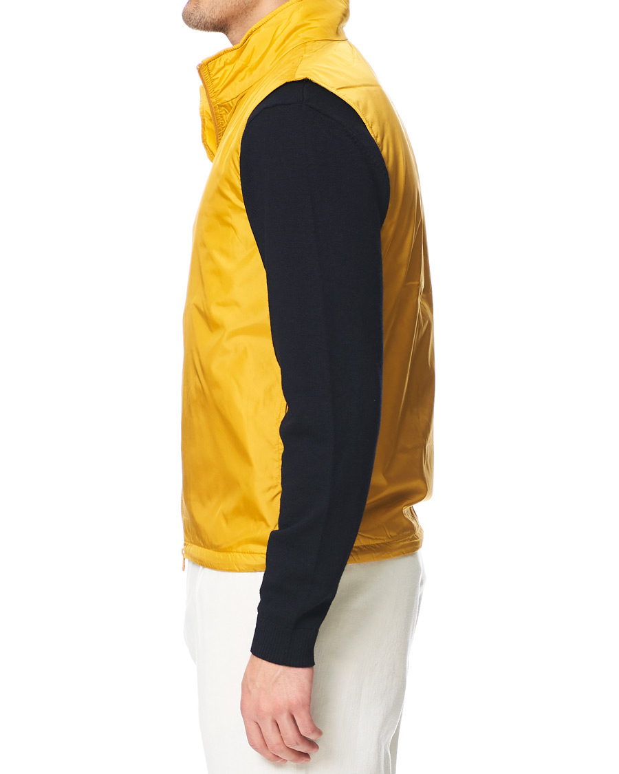 Homme | Manteaux Et Vestes | Aspesi | Vernes Nylon Vest Yellow