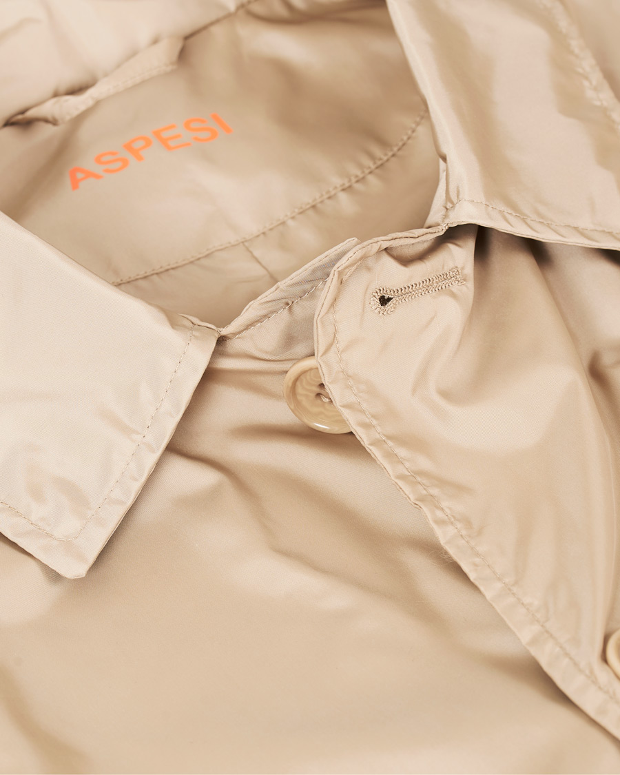 Homme | Manteaux Et Vestes | Aspesi | Lemon Nylon Coat Beige