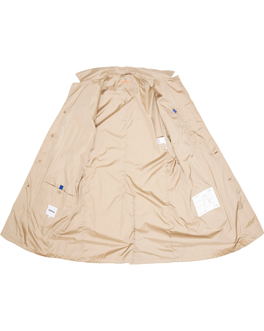 Homme | Manteaux Et Vestes | Aspesi | Lemon Nylon Coat Beige