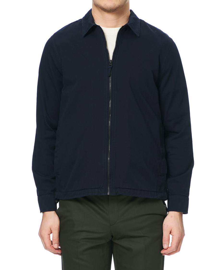 Homme | Manteaux Et Vestes | Aspesi | Harrington Jacket Navy