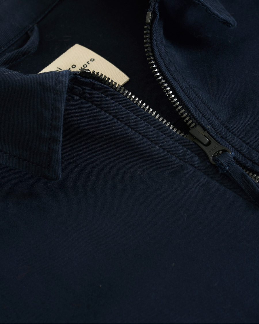 Homme | Manteaux Et Vestes | Aspesi | Harrington Jacket Navy
