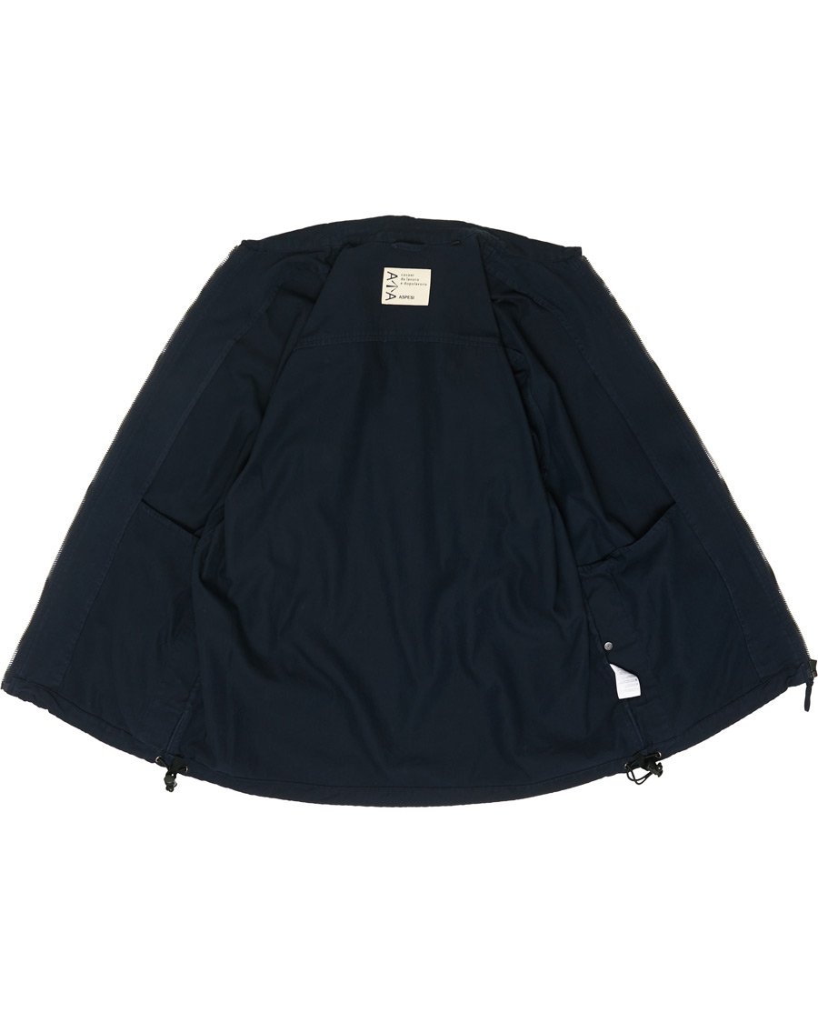 Homme | Manteaux Et Vestes | Aspesi | Harrington Jacket Navy