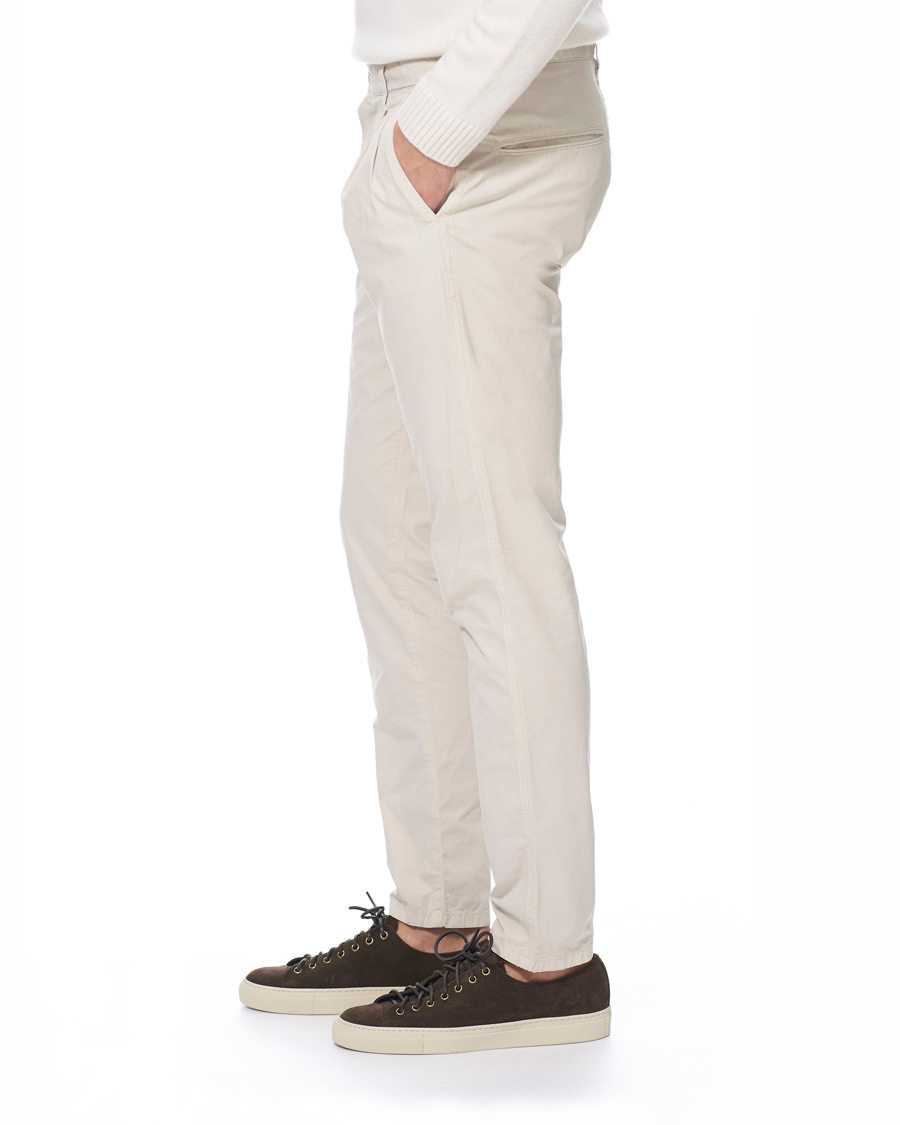 Heren | Broeken | Aspesi | Pleated Cotton Slacks Beige
