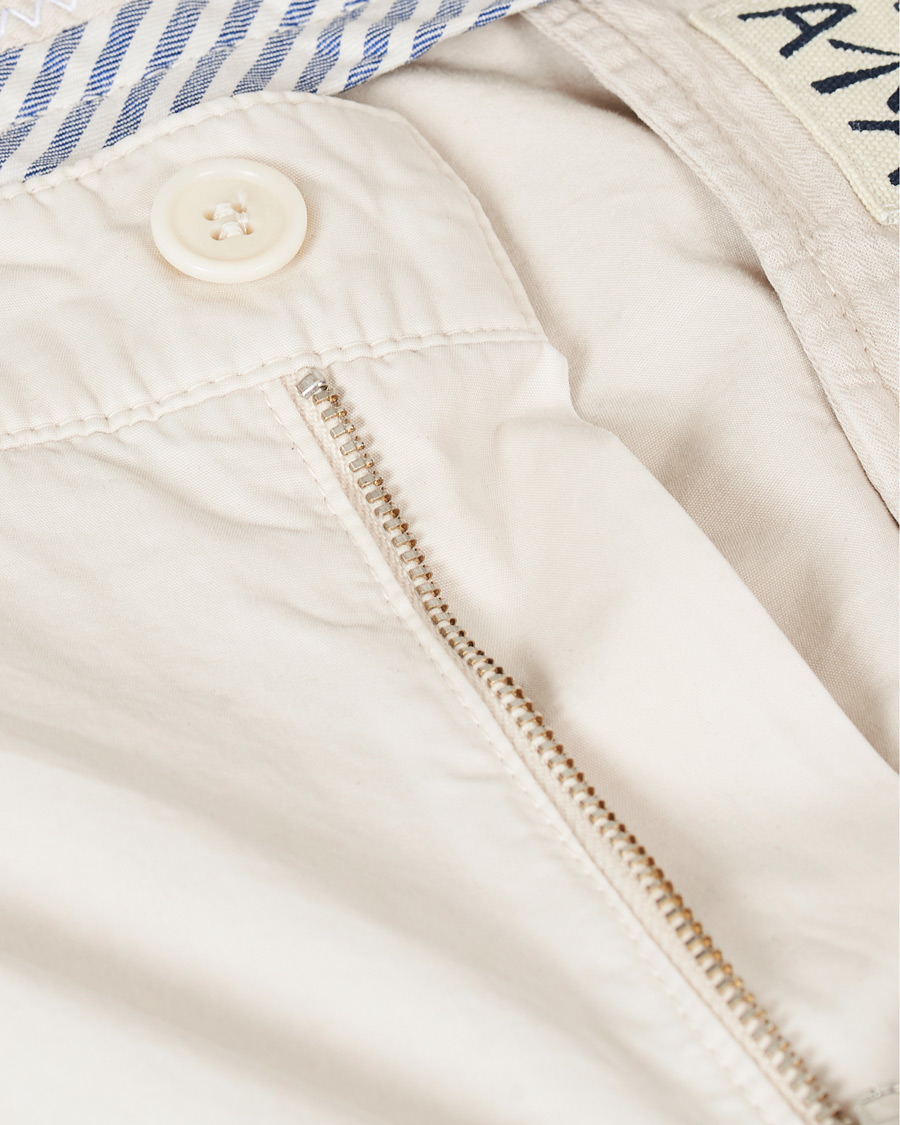 Heren | Broeken | Aspesi | Pleated Cotton Slacks Beige