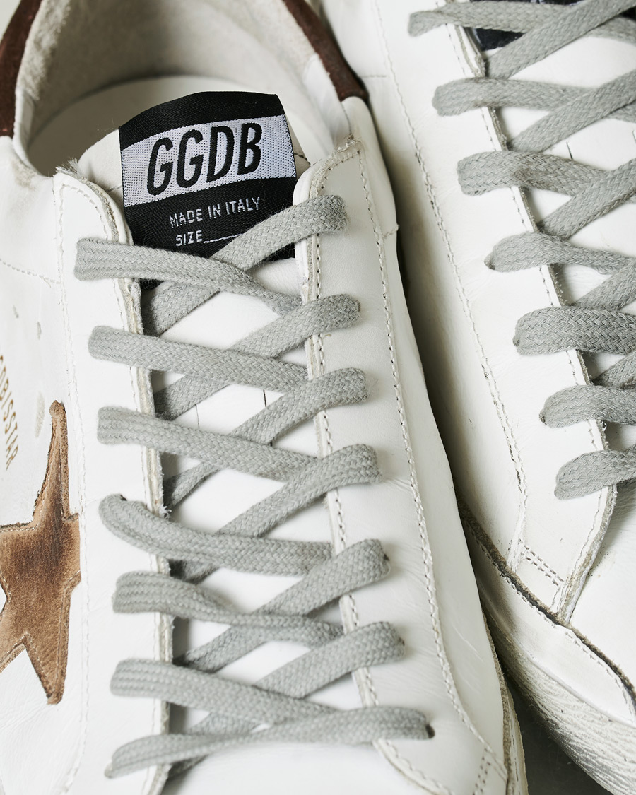 Homme | Golden Goose Deluxe Brand Incense Nabuck Star Superstar Sneaker White Calf | Golden Goose | Deluxe Brand Incense Nabuck Star Superstar Sneaker White Calf