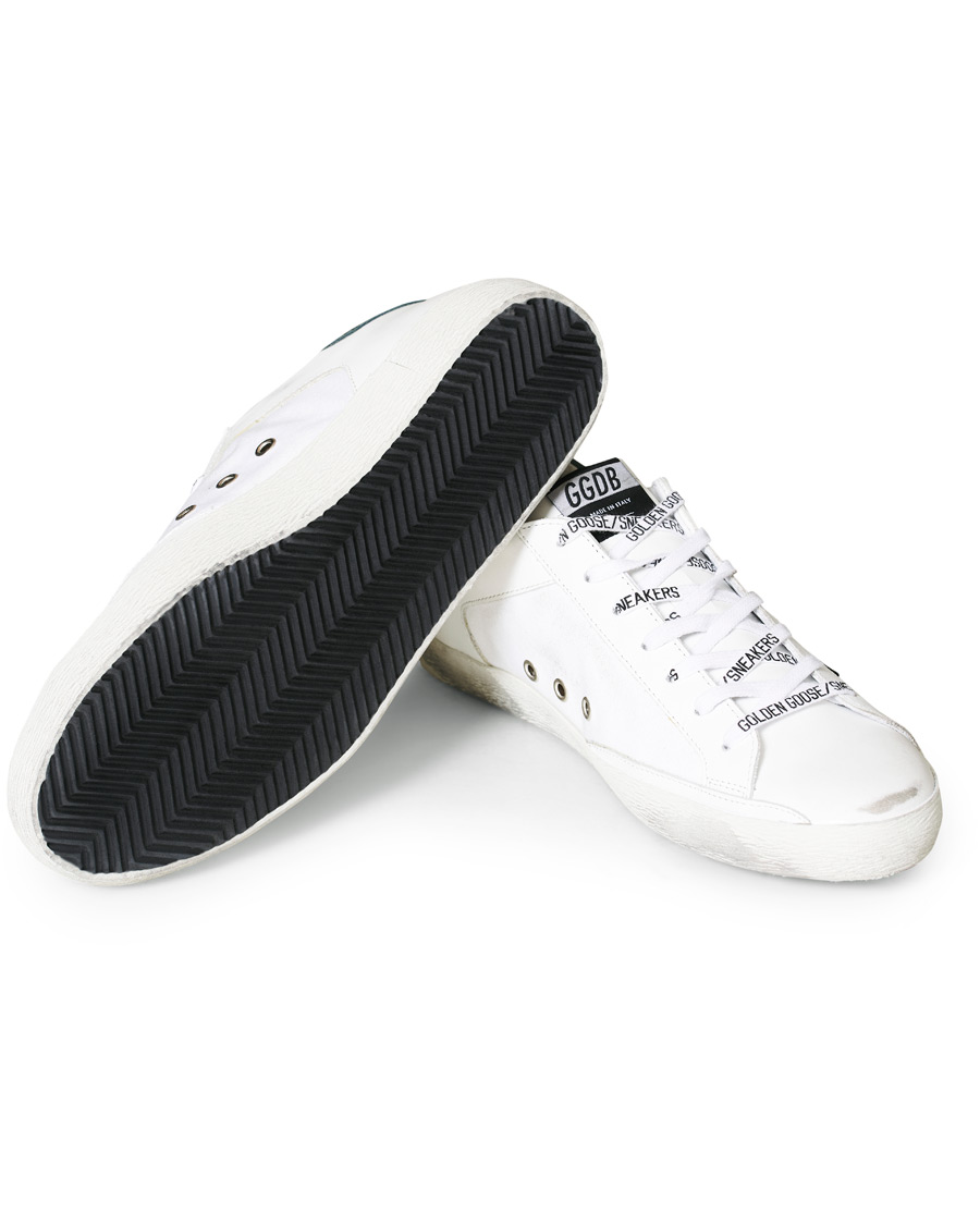 Homme | Golden Goose Deluxe Brand Black Star Canvas Superstar Sneaker White | Golden Goose | Deluxe Brand Black Star Canvas Superstar Sneaker White