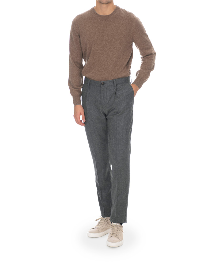Homme | Brunello Cucinelli Classic Sneakers Light Grey Suede | Brunello Cucinelli | Classic Sneakers Light Grey Suede