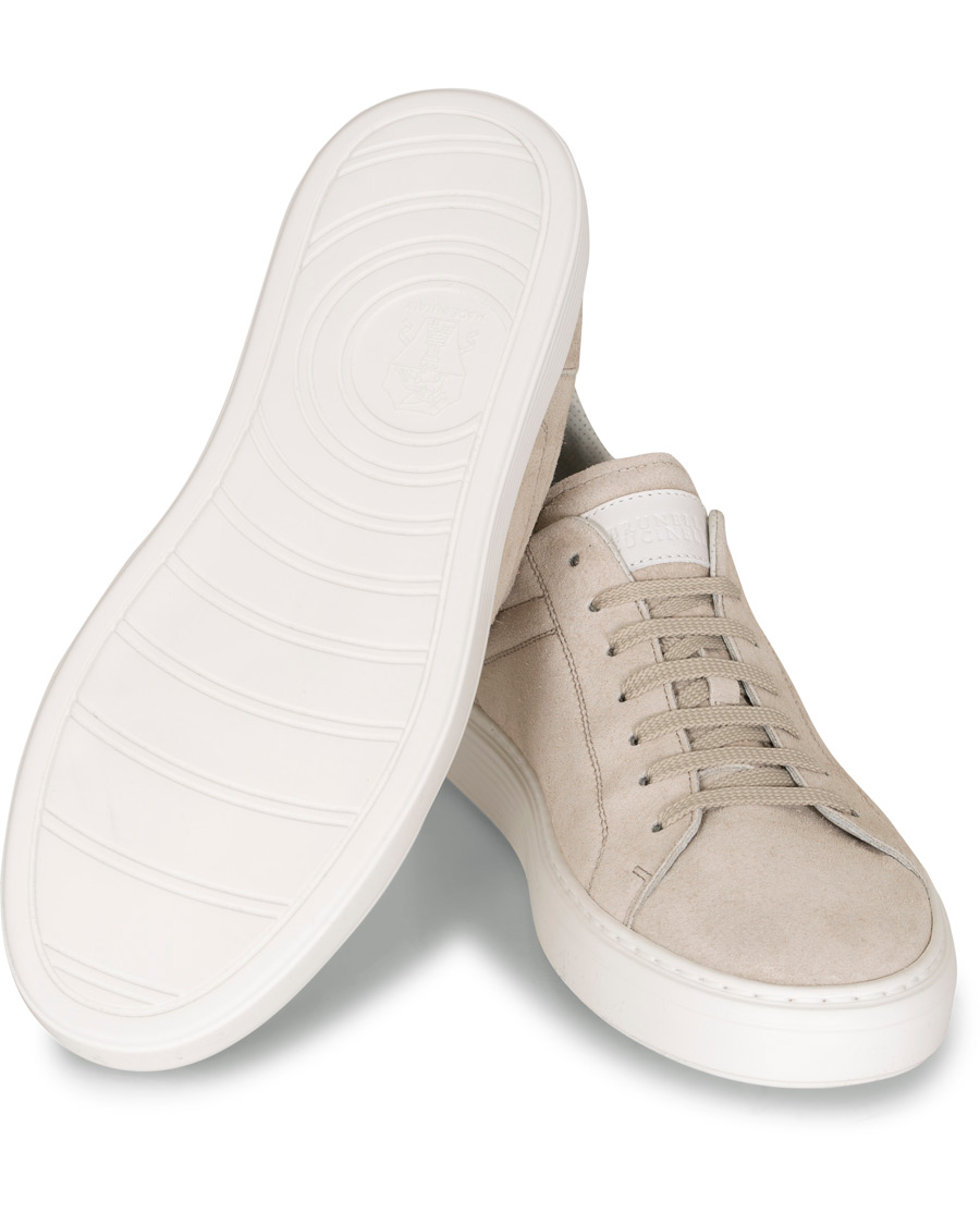 Homme | Brunello Cucinelli Classic Sneakers Light Grey Suede | Brunello Cucinelli | Classic Sneakers Light Grey Suede