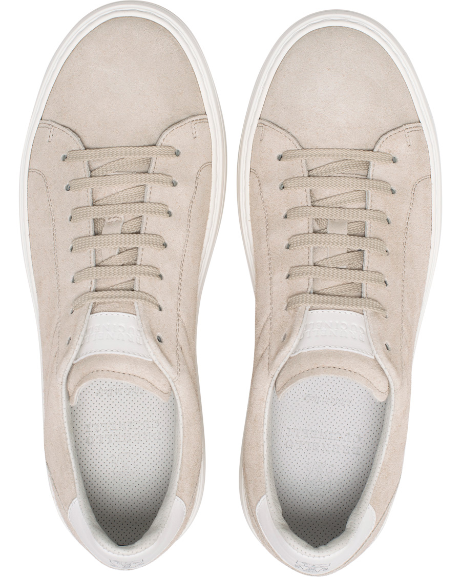 Homme | Brunello Cucinelli Classic Sneakers Light Grey Suede | Brunello Cucinelli | Classic Sneakers Light Grey Suede