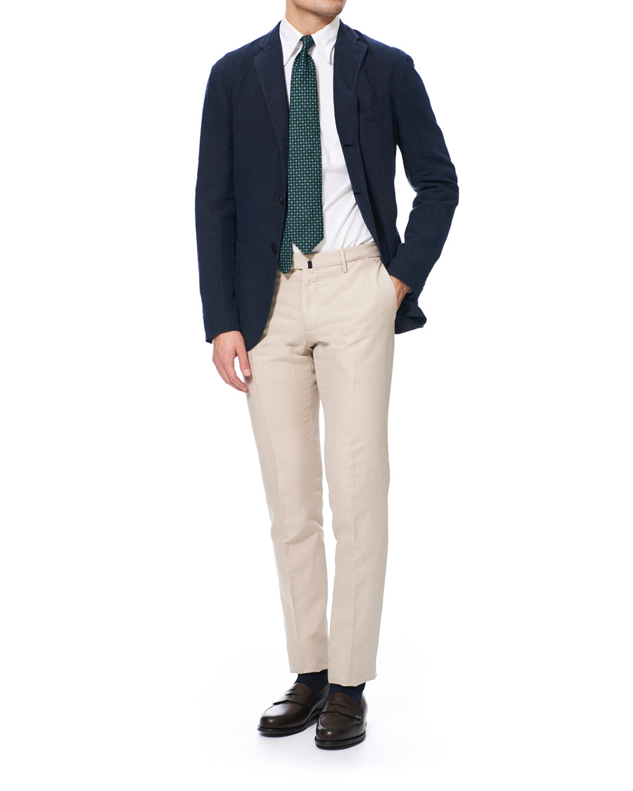 Homme | Blazers | Boglioli | K Jacket Linen Blazer Dark Blue