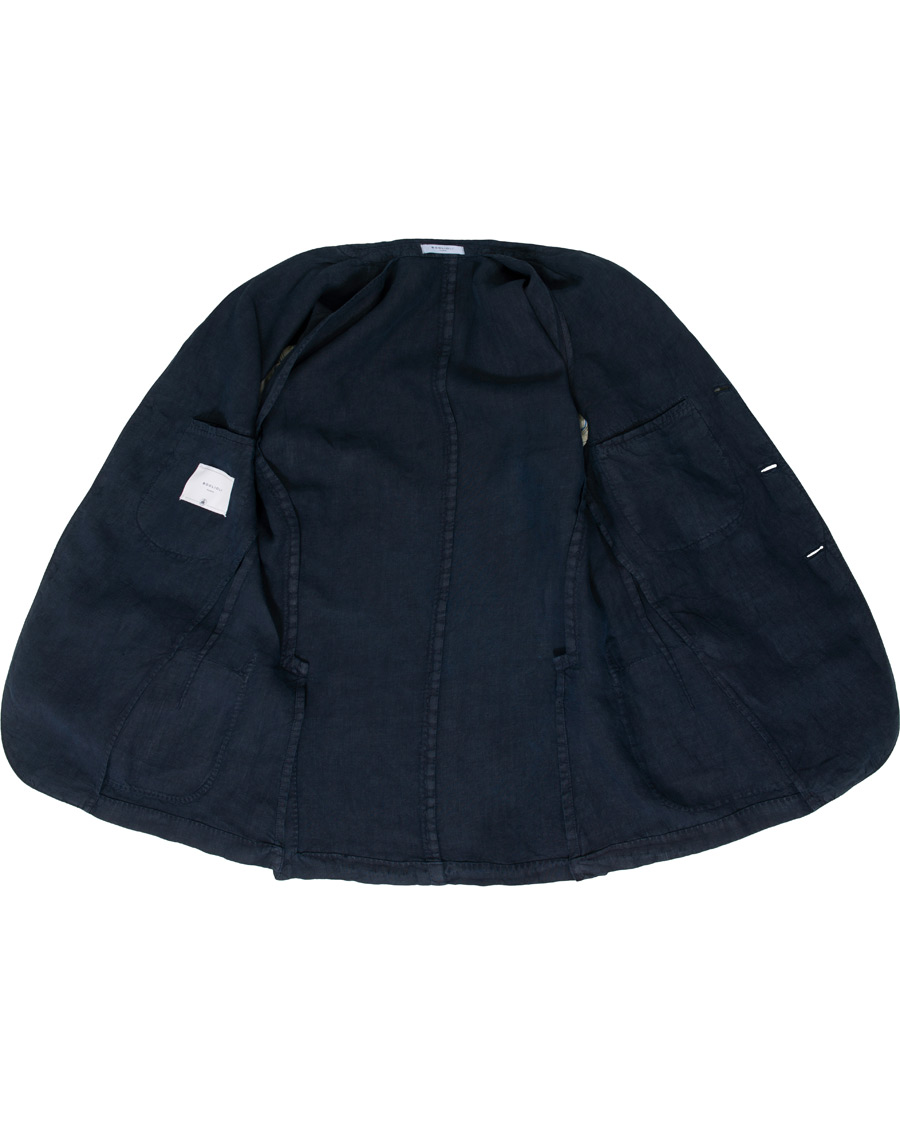 Homme | Blazers | Boglioli | K Jacket Linen Blazer Dark Blue