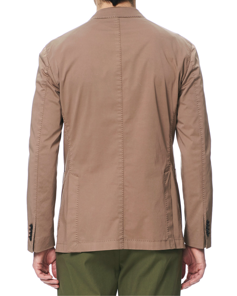 Homme | Blazers | Boglioli | K Jacket Double Breasted Cotton Blazer Tobacco