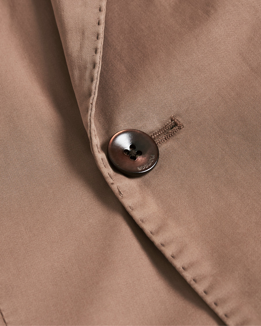 Homme | Blazers | Boglioli | K Jacket Double Breasted Cotton Blazer Tobacco