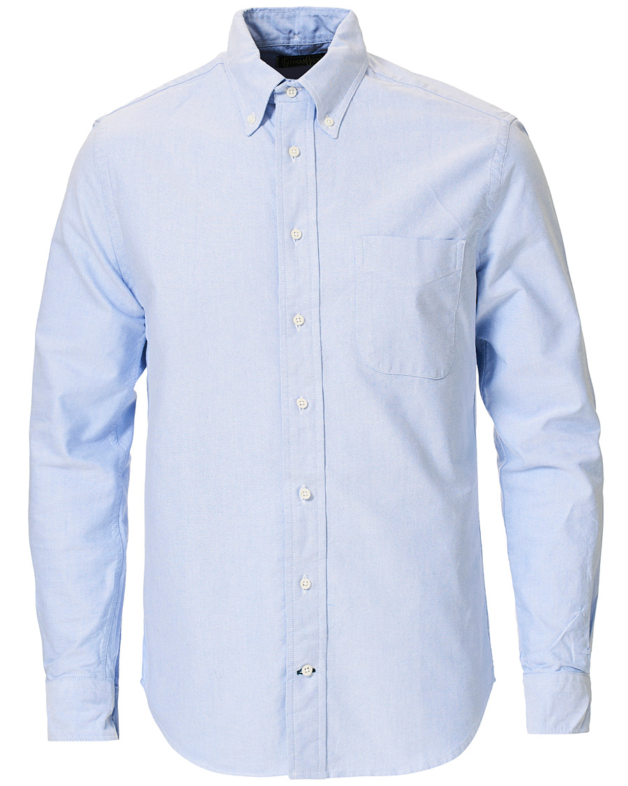 Homme | Chemises | Gitman Vintage | Button Down Oxford Shirt Light Blue