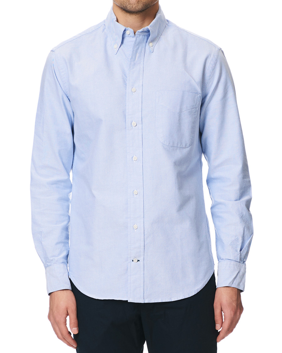 Homme | Chemises | Gitman Vintage | Button Down Oxford Shirt Light Blue