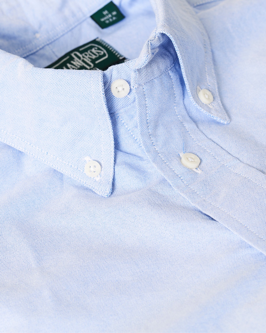 Homme | Chemises | Gitman Vintage | Button Down Oxford Shirt Light Blue