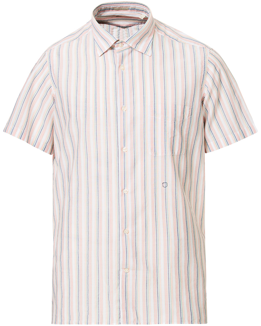 Homme | Chemises | Massimo Alba | Malibu Short Sleeve Shirt Mandarino