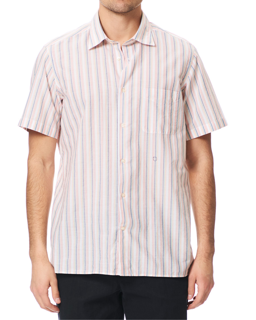 Homme | Chemises | Massimo Alba | Malibu Short Sleeve Shirt Mandarino