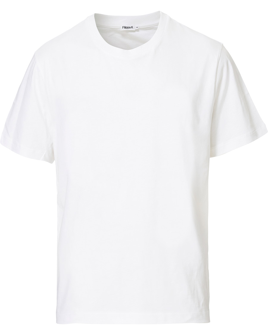 Homme | T-shirts | Filippa K | Single Jersey Regular Tee White