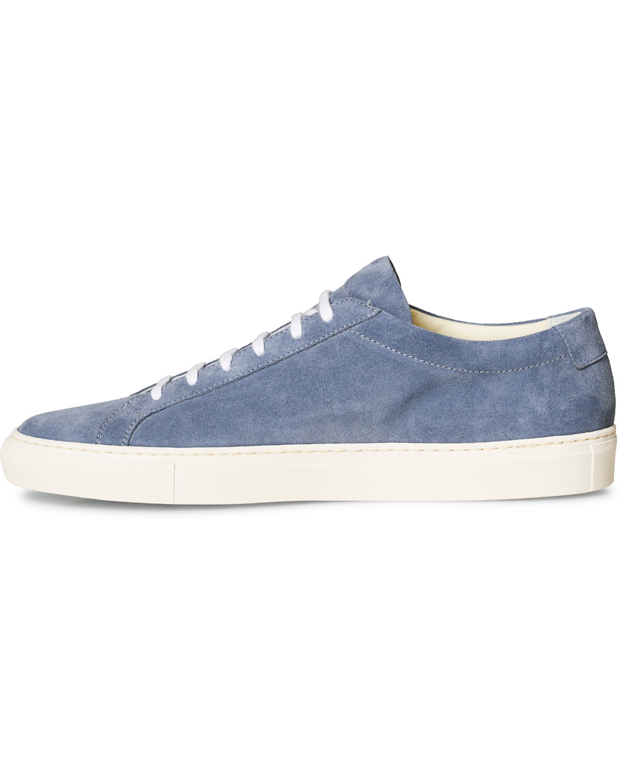 Homme | Common Projects Original Achilles Sneakers Blue Suede | Common Projects | Original Achilles Sneakers Blue Suede