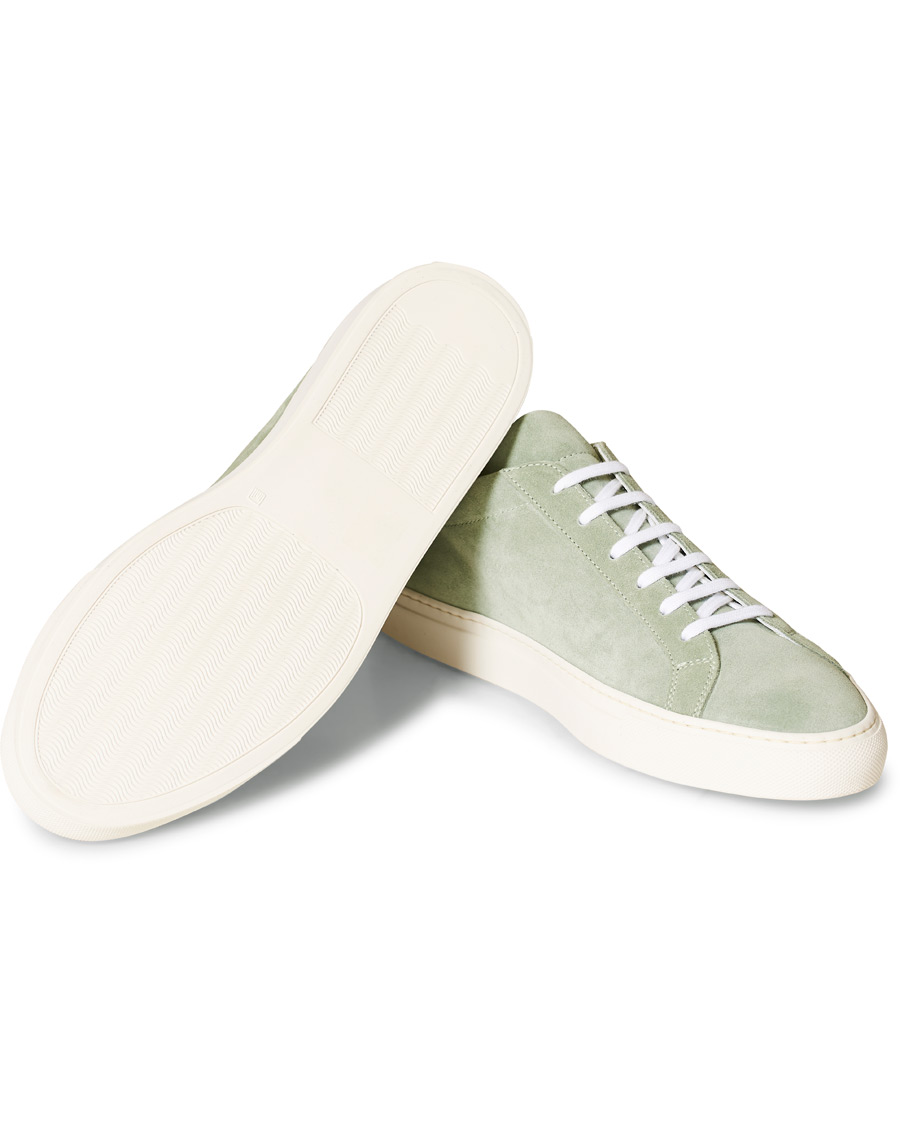 Homme | Common Projects Original Achilles Sneakers Green Suede | Common Projects | Original Achilles Sneakers Green Suede