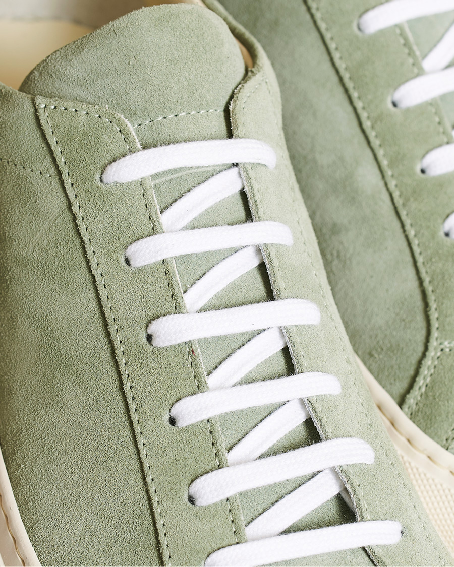 Homme | Common Projects Original Achilles Sneakers Green Suede | Common Projects | Original Achilles Sneakers Green Suede