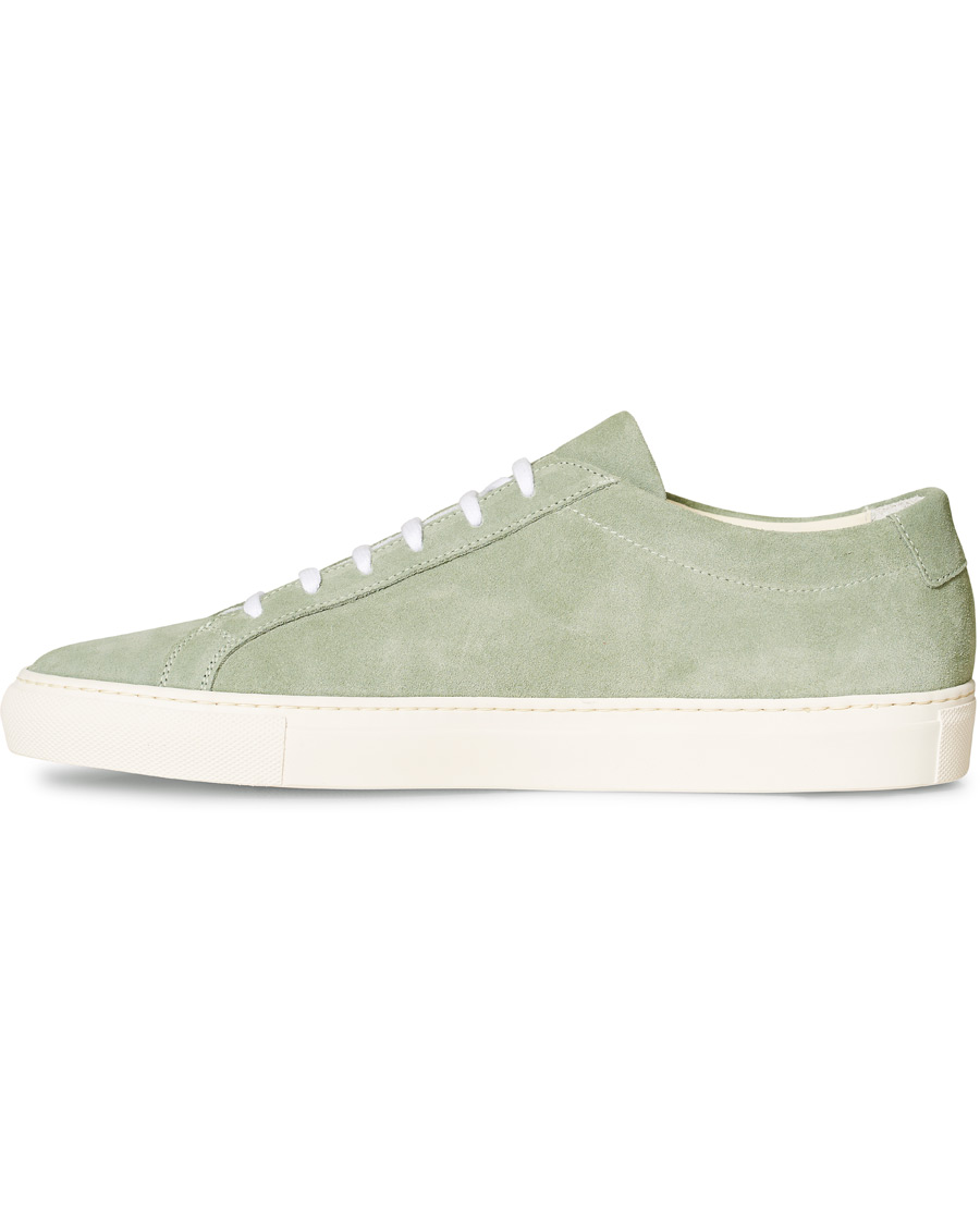 Homme | Common Projects Original Achilles Sneakers Green Suede | Common Projects | Original Achilles Sneakers Green Suede
