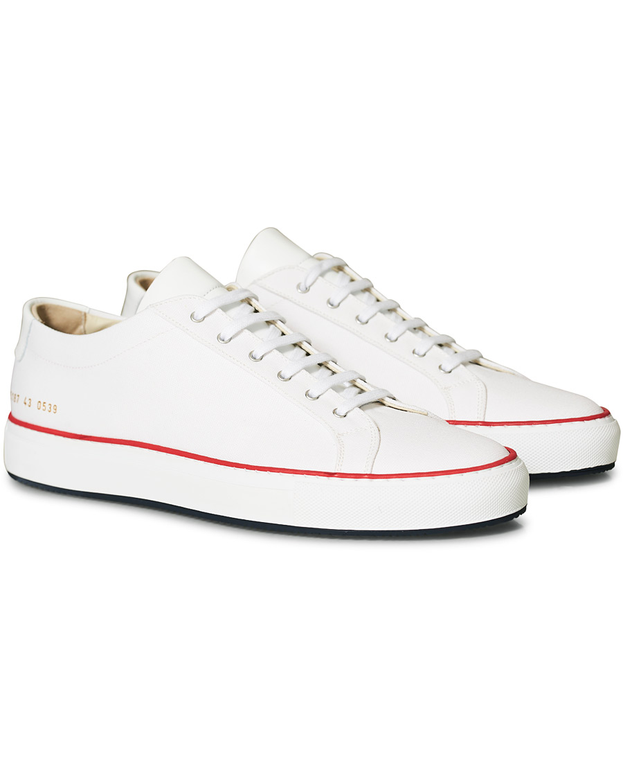 Homme | Common Projects Achilles Sneakers White Canvas | Common Projects | Achilles Sneakers White Canvas